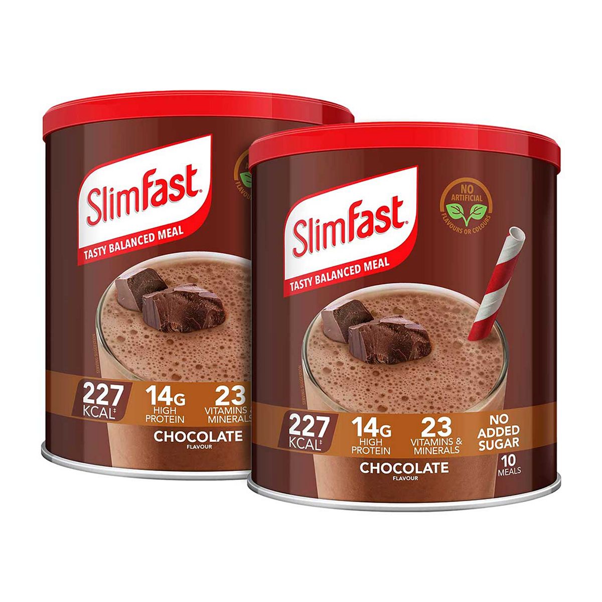Slim Fast Slimfast Chocolate Flavour Shake 2 X 375G