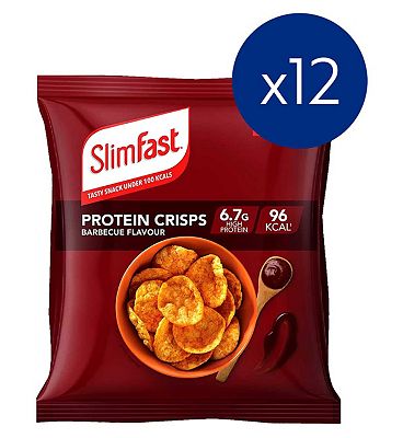 Slimfast Protein Crisps BBQ 12 x 23g