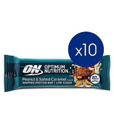 Optimum Nutrition Whipped Protein Bar Peanut & Salted Caramel 10 x 68g