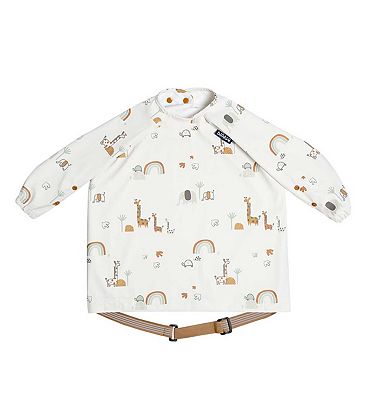 Bibado Long Sleeve Coverall Weaning Bib - Serengeti Spaghetti