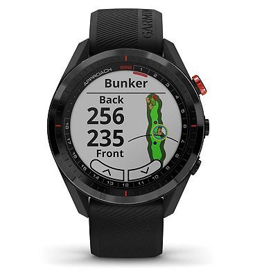 Garmin Approach S62 Golf Global Positioning System Smartwatch Black