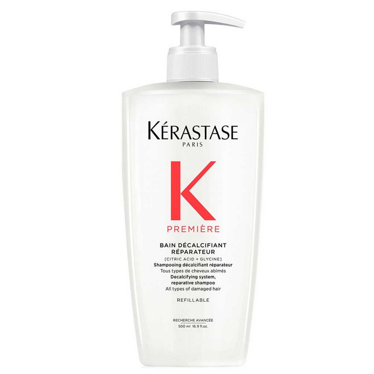 Kerastase Kérastase Première Bonding Shampoo Refillable Bottle, For Damaged Hair With Pure Citric Acid 500ml