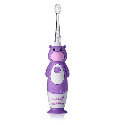 Brush-Baby WildOnes Hippo Rechargeable Toothbrush