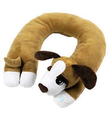 Playlearn Puppy Vibrating Neck Pillow