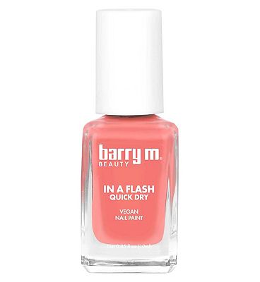 Barry M in a Flash Quick Dry Nail Paint Prompt Papaya 10ml