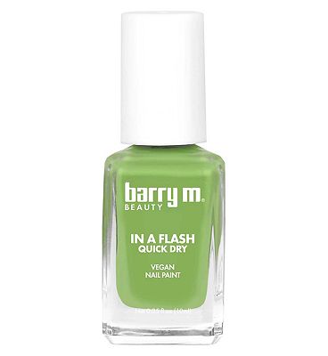 Barry M in a Flash Quick Dry Nail Paint  Getaway Green10ml