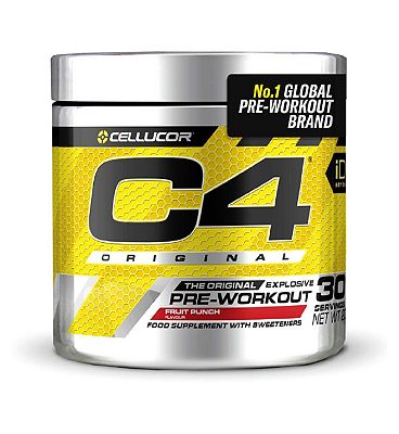 C4 Original Pre-Workout Fruit Punch 204g