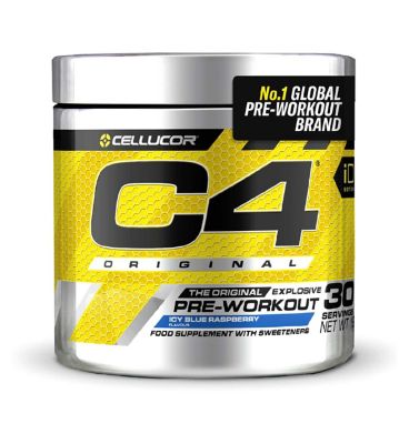 C4 Original Pre-Workout Icy Blue Raspberry 198g