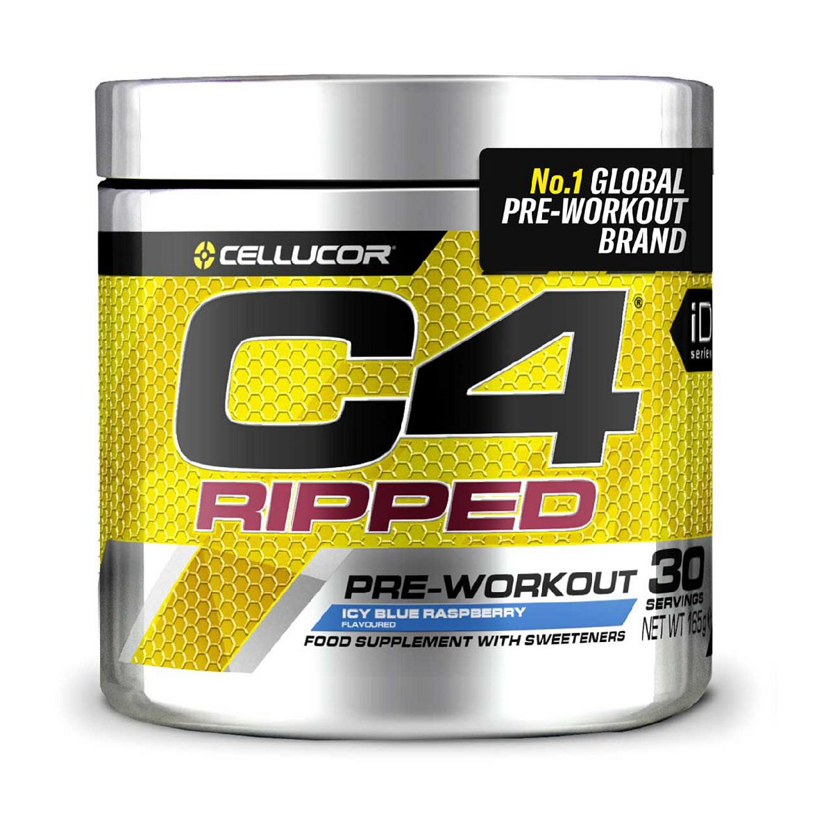 C4 Ripped Pre-Workout Icy Blue Raspberry 189G