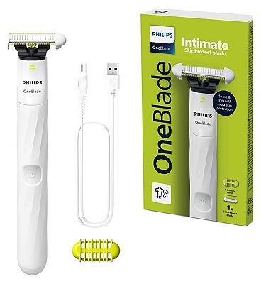 Philips OneBlade Intimate with Skin Protect Blade & Intimate Trimming Comb  Easy & Skin Friendly Int