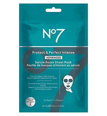 No7 Protect & Perfect Intense Advanced Serum Boost Sheet Mask20.5g