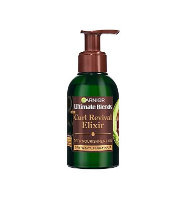 Garnier Ultimate Blends Avocado Oil & Shea Butter Curl Revival Elixir Oil 120ml