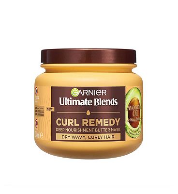 Garnier Ultimate Blends Avocado Oil & Shea Butter Curl Remedy Mask 340ml