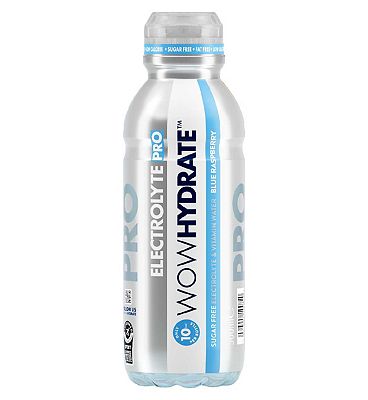 Wow Hydrate Blue Raspberry Electrolyte Pro Drink 500Ml