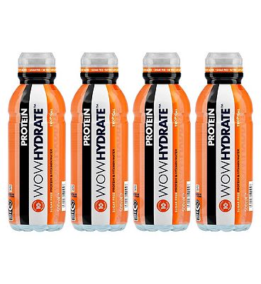 Wow Hydrate Tropical Protein Drinks 500Ml X 4
