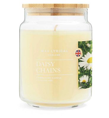 Wax Lyrical Large 475g Wax Filled Jar Daisy Chain