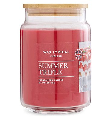 Wax Lyrical Large 475g Wax Filled Jar Summer Trifle