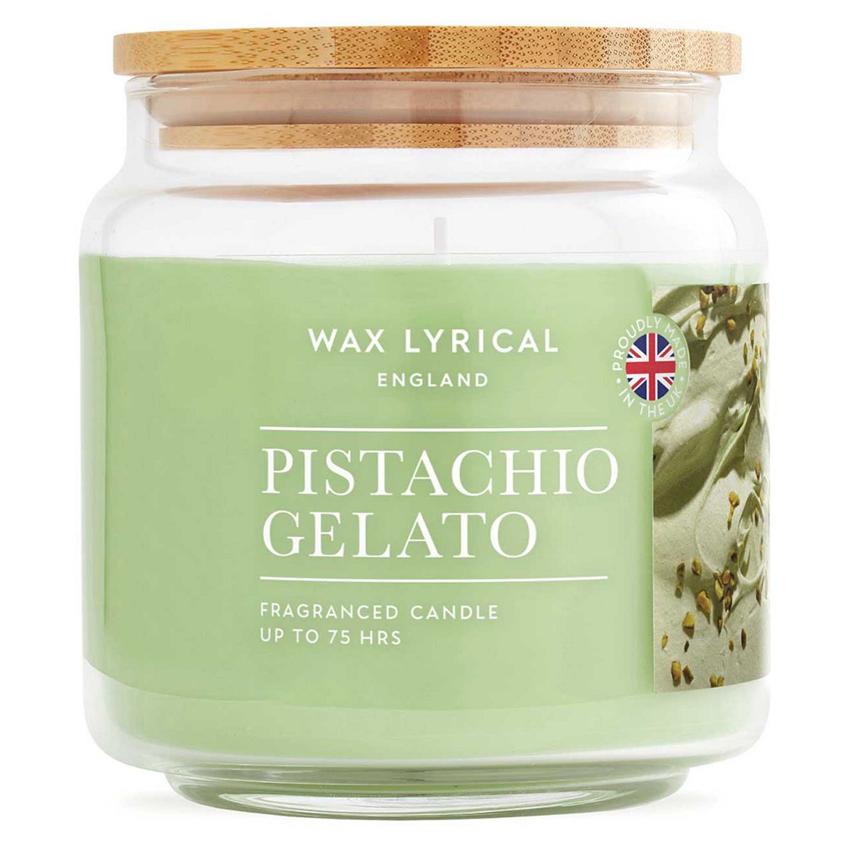 Wax Lyrical Medium 335G Wax Filled Jar Pistachio Gelato