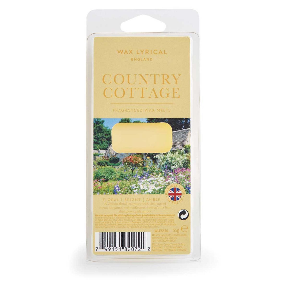 Wax Lyrical Wax Melt Country Cottage 55G
