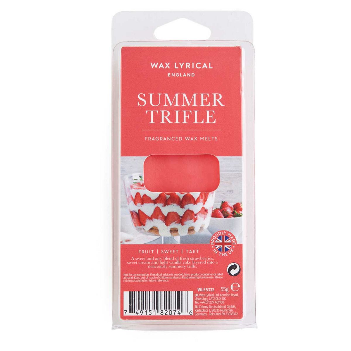 Wax Lyrical Wax Melt Summer Trifle 55G