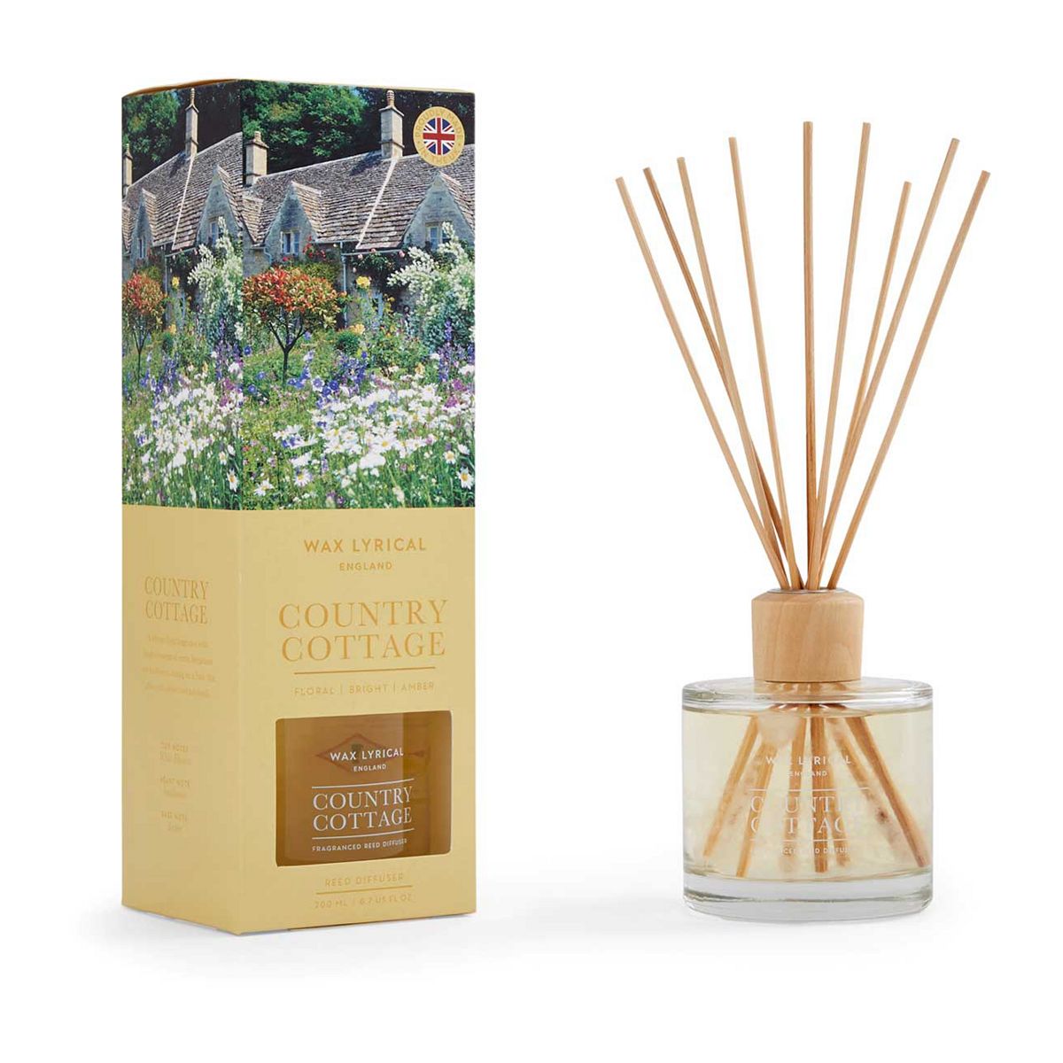 Wax Lyrical 200 Ml Reed Diffuser Country Cottage, 200Ml