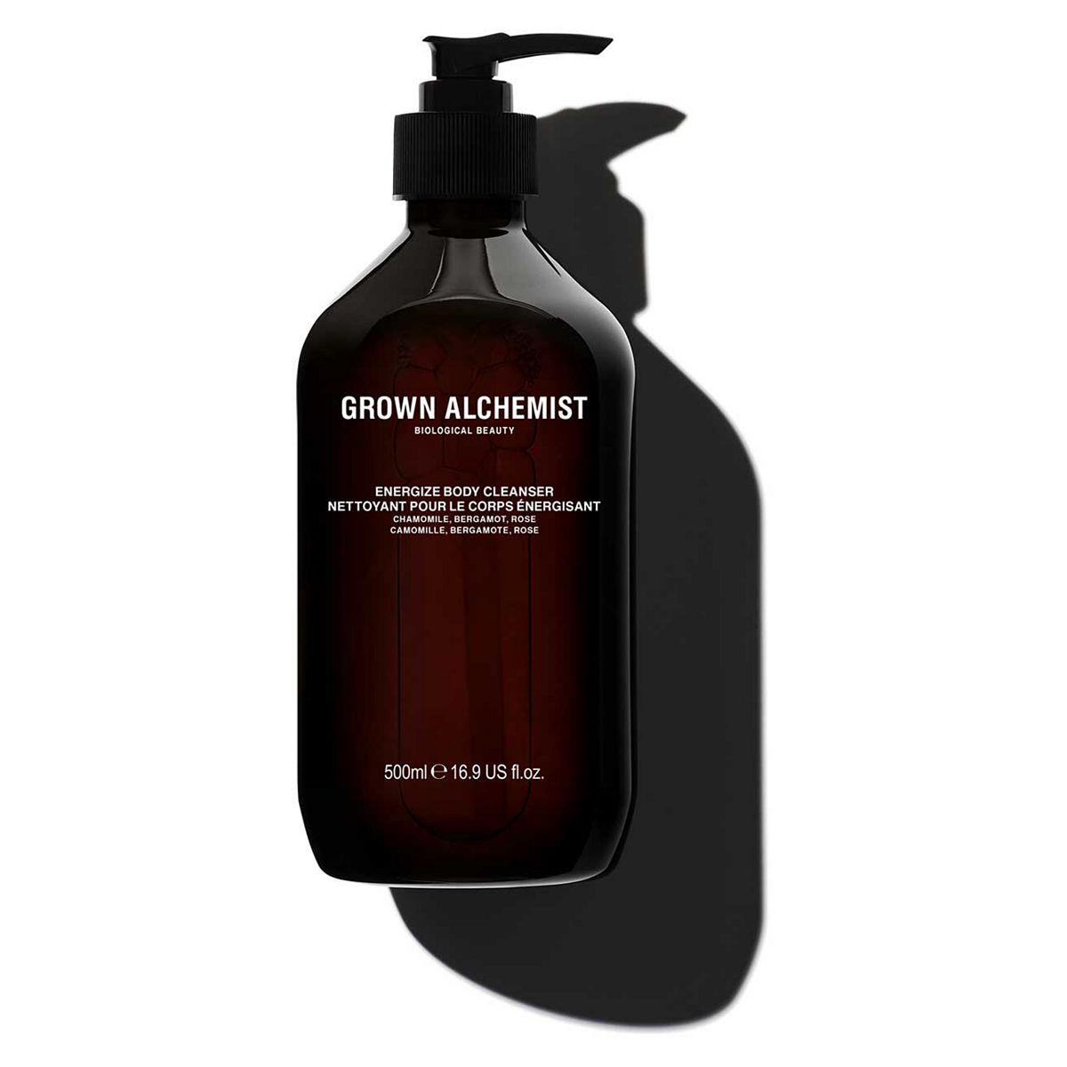 Grown Alchemist Energize Body Cleanser Chamomile, Bergamot + Rose 500ml