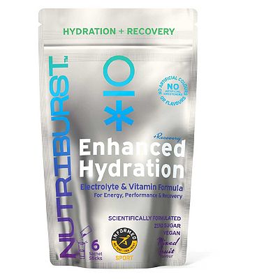 Click to view product details and reviews for Nutriburst Enhanced Hydration And Recovery Powder Mixed Fruit Sachets 3g 6s.