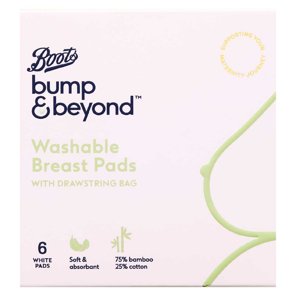   Bump & Beyond Washable Breast Pads