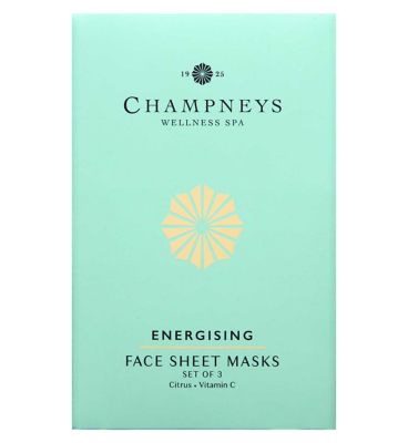 Champneys Energising Face Sheet Masks 35ml 3s