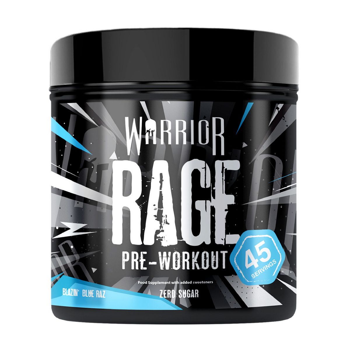 Warrior Rage Blue Razz 392g