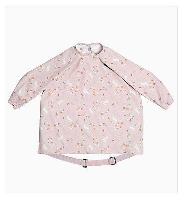 Bibado Long Sleeve Coverall Weaning Bib - Botanical Bunnies