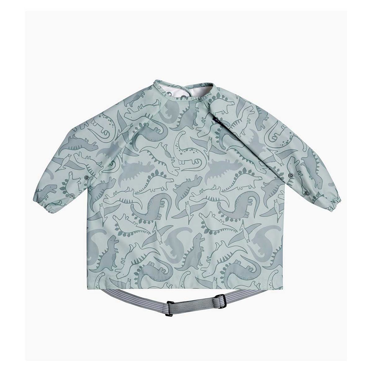 Bibado Long Sleeve Coverall Weaning Bib - Dino Roar Multicolor
