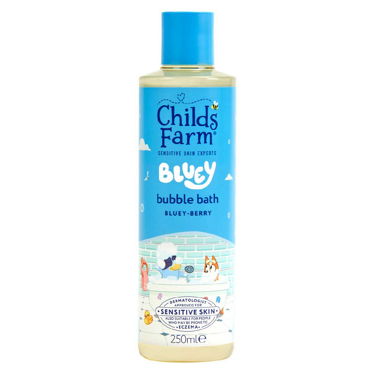Child's Farm Bluey Bubble Bath250 Ml Gentle Formula For Kids Babies & Sensitive Skin, 250Ml