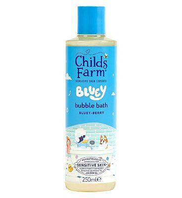 Childs Farm Bluey Bubble Bath 250ml Gentle Formula for Kids, Babies & Sensitive Skin