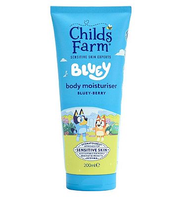 Childs Farm Bluey Moisturiser 200ml Gentle Hydrating Formula for Kids, Babies & Sensitive Skin