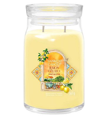 Yankee Candle Signature Large Jar Lemon Gelato 567g