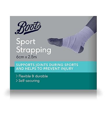 Click to view product details and reviews for Boots Sports Strapping 6cm X 25m Each.
