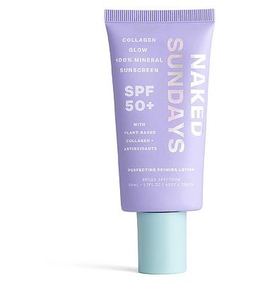 Naked Sundays Collagen Glow 100% Mineral Sunscreen SPF50+ 50mL