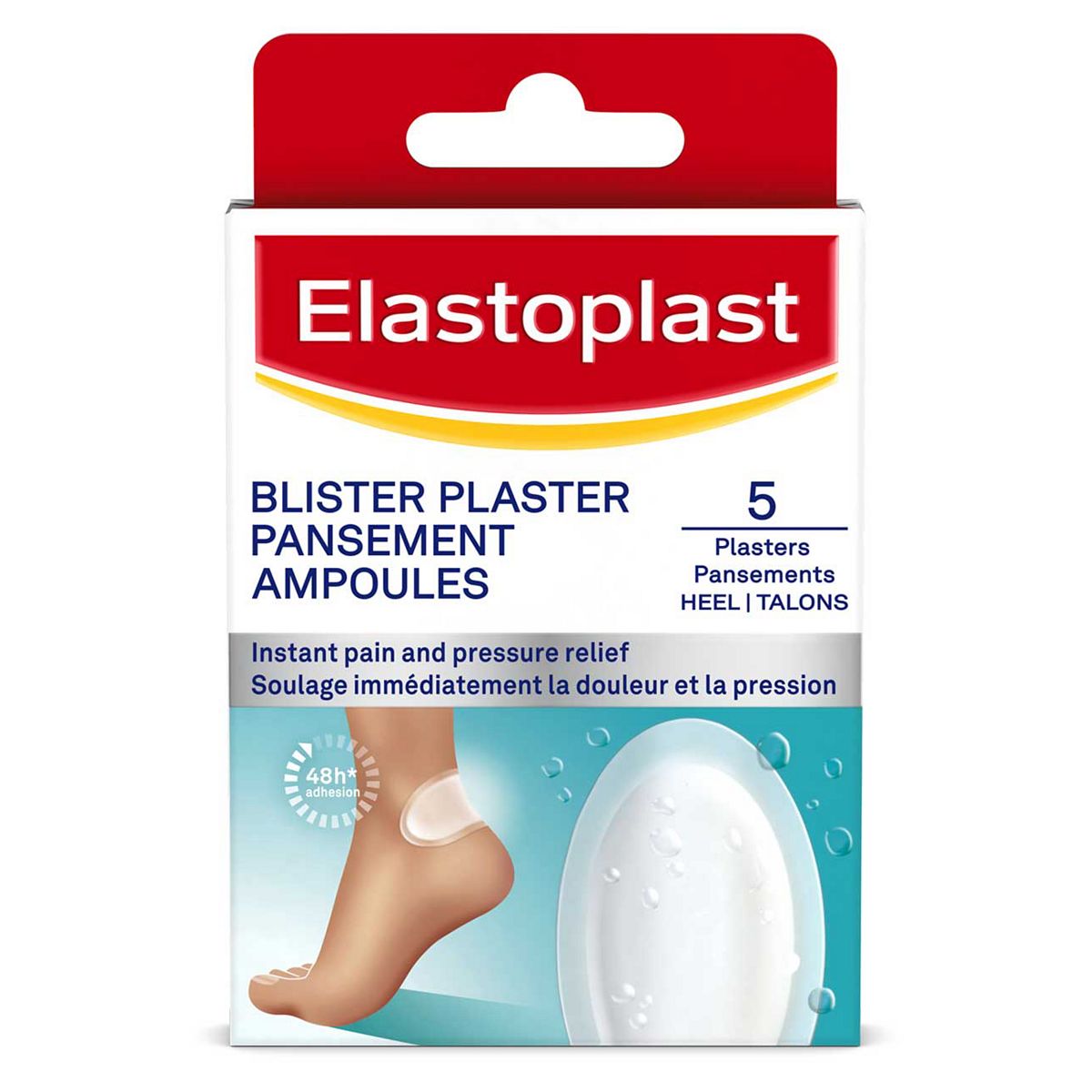Elastoplast Large Waterproof Blister Plasters - 5 Pack