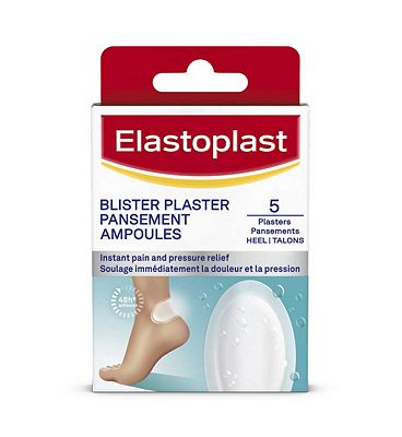 Click to view product details and reviews for Elastoplast Large Waterproof Blister Plasters 5 Pack.