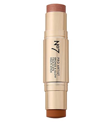 No7 Pro Artist Bronze & Glow Face & Eye Multi-Stick Light Bronze/Champagne Glow 2x5.3g Light Bronze/