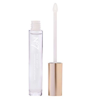 No7 Pro Artist Luminous Glow Lip Shine - Crystal Clear 6.8ml Crystal Clear