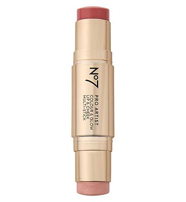 No7 Pro Artist Colour & Glow Lip & Cheek Multi-Stick Peachy Coral/Rose Glow 2x5.3g Peachy Coral/Rose