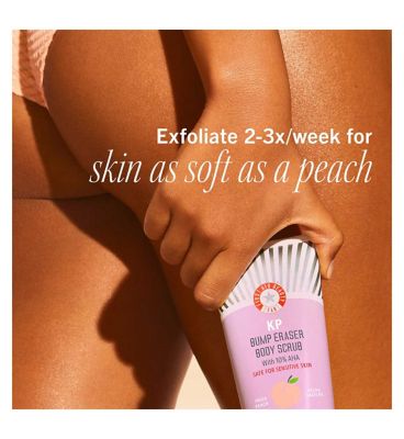 First Aid Beauty KP Bump Eraser Body Scrub With 10% AHA Fresh Peach 226g (10)