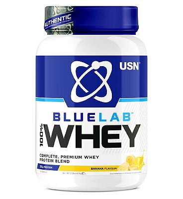 USN Blue Lab Whey Protein Powder Banana 908g