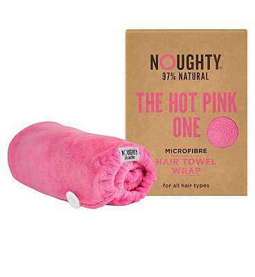 Noughty Microfibre Hair Towel The Hot Pink One 148g