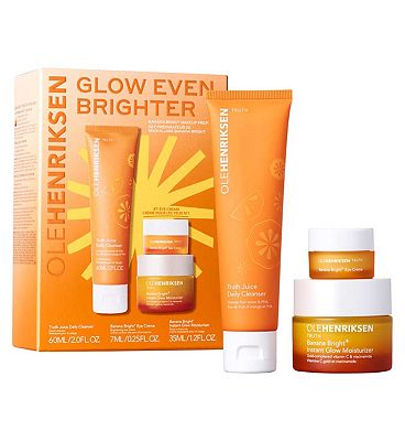 Ole Henriksen Glow Even Brighter Banana Bright+ Makeup Prep Set with Vitamin C and Hyaluronic Acid