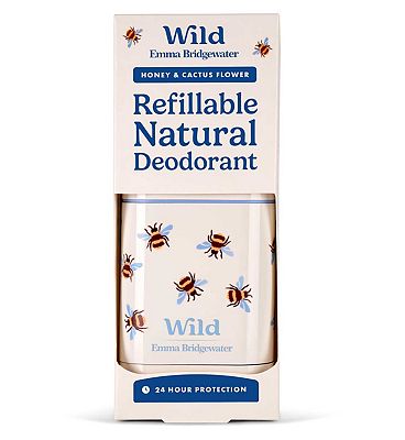 Wild Emma Bridgewater Bee Case and Honey & Cactus Flower Deodorant 40g