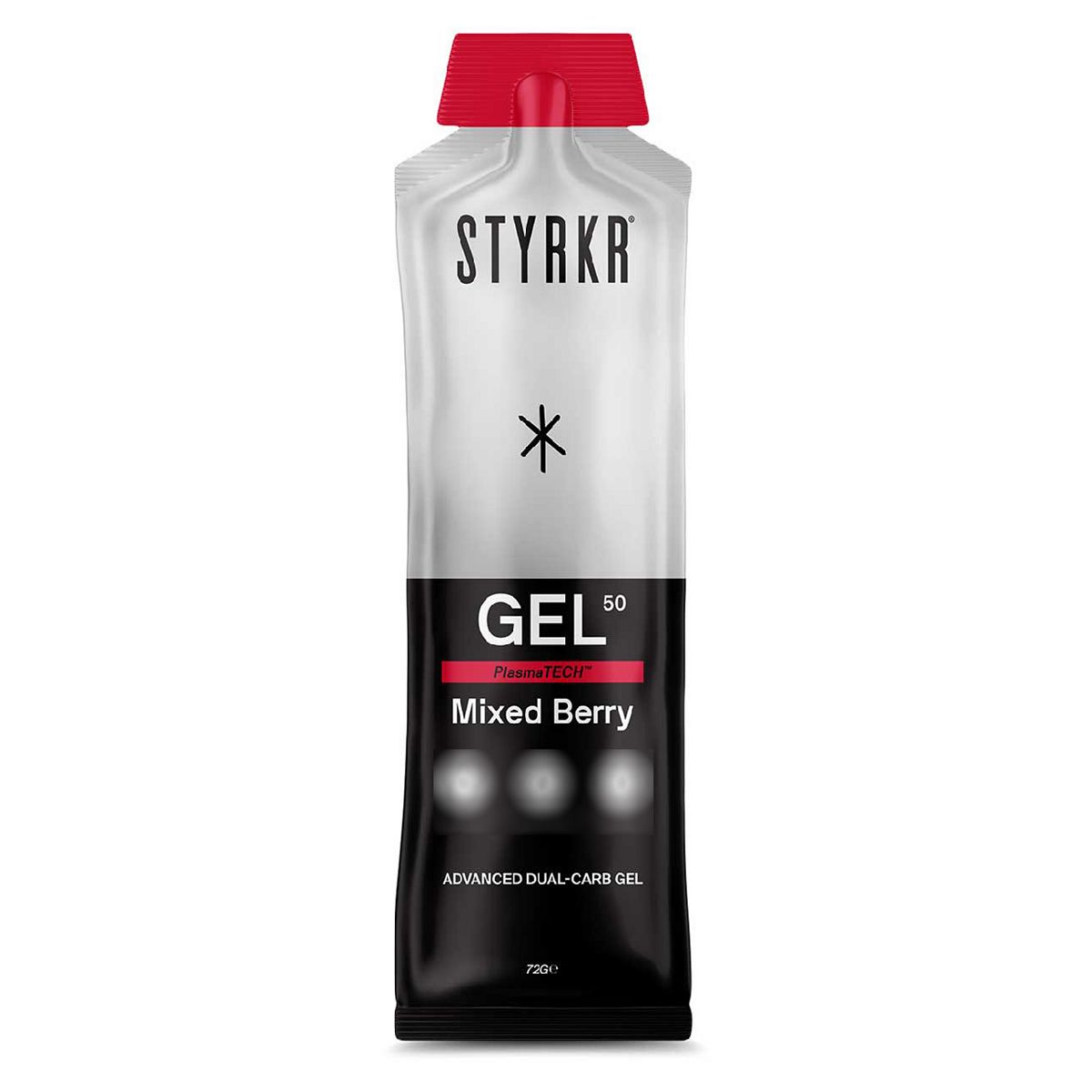 Styrkr Gel50 Mixed Berry Dual Carb Energy Gel 72G
