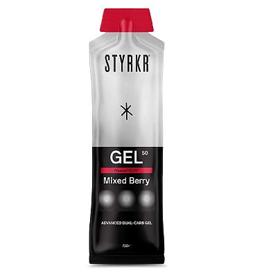 Click to view product details and reviews for Styrkr Gel50 Mixed Berry Dual Carb Energy Gel 72g.